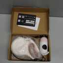 Fida Retractable Dog Leash for Small Breed up to 26 lbs, 16 ft Pet Walking Leash with Dispenser and Poop Bags, Anti-Slip Handle, Reflective Strong Nylon Tape, One-Handed Brake (S, White & Pink)