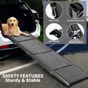 Dog Ramp for Large Dogs, Extra Long 71" & 17.3" Wide Folding Dog Ramp for High SUV & Truck, Portable Non-Slip Pet Ramp for Car, Supports 250 lbs