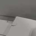 ETHU Keyboard Tray Under Desk, 19.7' X 11.81" Small Size Keyboard Drawer with C Clamp-on Mount Easy to Install, Computer Keyboard Stand Slide Pull Out, Ergonomic Keyboard Tray for Home, Office (White)