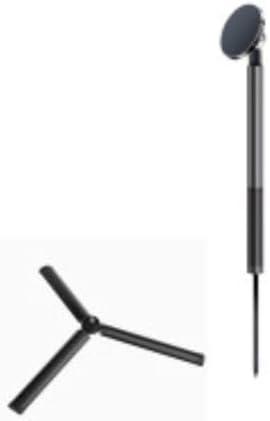 Golf Magnetic Ground Spike Selfie Stick,Phone Stand,Tripod，Rotating Selfie Stick,Black,50.3 Inch,Travel Sports Record Phone Holder