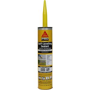 SIKA Sikaflex Self-Leveling Sealant, Gray Polyurethane, Fast Curing, for Concrete Expansion Joints, Waterproof, Paintable, Fills Cracks up to 1.5 in., 10.1 fl. oz Cartridge