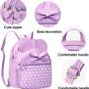 Small Cute Backpack for Girls Women Travel Kids Backpack Purse Toddler Little Girls Childrens Daypack Convertible Shoulder Bag Purple Kids Mini Mouse Backpacks