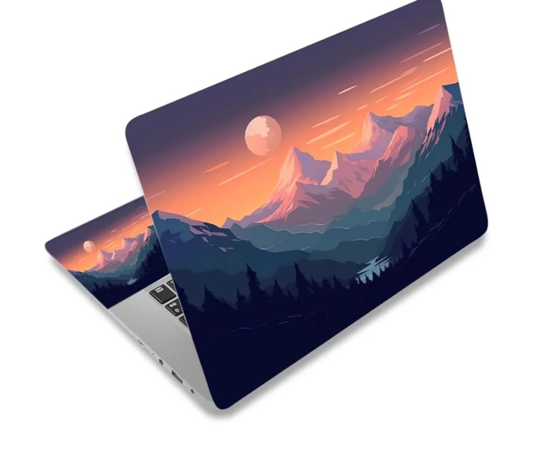 ArtSo Laptop Skin Sticker Decal,16.5 17 17.3inch Laptop Netbook PC Notebook Universal Vinyl Reusable Skin Sticker Cover Personalized Art Case Protector, Sunset Peak