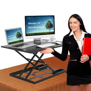 Slendor Standing Desk Computer Table Workstation Foldable Home Office