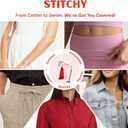 Stitchy No-Sew Hemming Tool- Easy, Portable, Professional-Grade Tagging Gun for Quick, Temporary Hems on Pants, Skirts, Dresses, and Sleeves