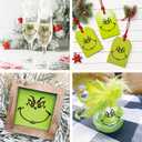 4 x 42 Pcs Christmas Face Eyes Stickers for Crafts Small 3 Inch 2 Inch Transfers Vinyl Faces Pitcher Decals for Ornaments Glass Drinking Cups Wood Decorations Balls Party Supplies (face72)