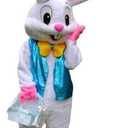 Plush Easter Bunny Adult Costume Rabbit Halloween Mascot Costume