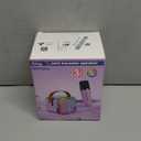 Mini Karaoke Machine Speaker for Kids Adults,Portable Bluetooth with 1-2 Wireless Microphones,Christmas Birthday Gifts Toys Girls Boys Ages 4, 5, 6,7, 8,9,10,11,12+ Years Old Toddler (Purple - 1 Mic)