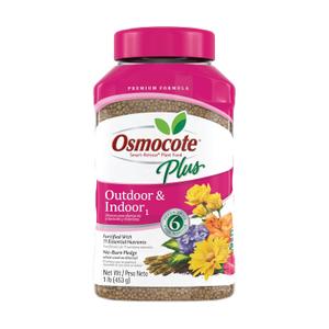 Osmocote Smart-Release Plant Food Plus Outdoor & Indoor1 - Granular, Continuous Release Plant Fertilizer with 11 Essential Nutrients, 1 lb.