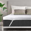 3 Inch Gel Memory Foam Mattress Topper Twin Size High Density Cooling Pad Pressure Relief Bed Topper (with Removable & Washable Bamboo Cover)