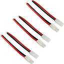 3 Pairs Compatible with Tamiya Plug Battery Connector Male and Female Adapter Cable with 20cm 14awg Silicone Wire