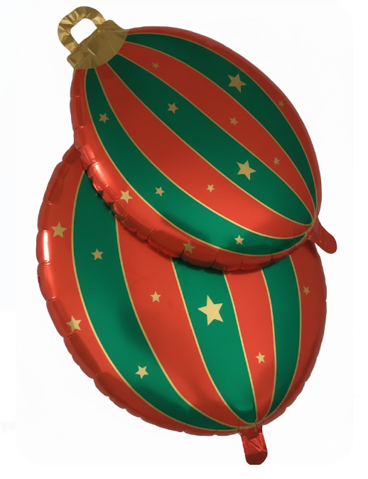 Christmas Balloon Decorations Set, Round Candy Lollipop Foil Balloon, Hanging Balls Balloons for Xmas Party, Holiday Home & Event Decoration