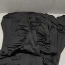 Women's Sexy Deep V-Neck Maxi Dress Sleeveless Halter Ruched Bodycon Formal Cocktail Party Evening Dresses, Black, M