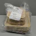 Premium Palm Leaf Disposable Plates  50pc Square Set: 25pc 10 and 25pc 7, Heavy-Duty, Microwave Safe, Natural Alternative to Plastic, Ideal for Parties, Weddings, Events, and Everyday Use