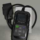 Car OBD2 Scanner Diagnostic Tool, Code Reader, Voltage Tester, Check Engine Light Fault Code, OBD2/EOBD for OBDII Protocol Car & Truck Since 1996+ (Black)