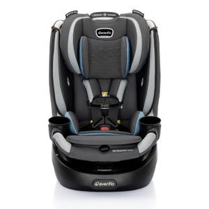 Evenflo Revolve360 Slim 2-in-1 Rotational Car Seat with Quick Clean Cover (Stow Blue) (Stow Blue)