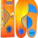 Plantar Fasciitis Insoles for Men & Women,High Arch Support Insoles for Pain Relief, 220+lbs Removable Insoles for Flat Feet,Birthday Gifts for Men Women Dad Mom,Stocking Stuffers Christmas GiftsS (S(Men's 6.5-7.5/Women's 7.5-8.5)--260mm)