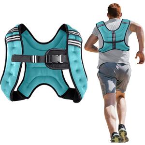 Weighted Vest Weight Vest for Men Women Kids Weights Included, Body Weight Vests Adjustable for Running, Training Workout, Jogging, Walking, 8 lbs