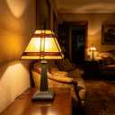 Tiffany Lamp Mission Style Stained Glass Table Lamp Small Desk Light