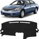FIILINES Dash Cover Fit for Nissan Altima 2007-2012 Accessories Sunshade Non-Slip Mesh Dash Cover for Altima Accessories Dashboard Cover Mat UV Protector No Glare Black