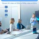 2 x 7-in-1 USB C Docking Station - Triple Display, 1080P VGA, 2 USB 3.0, Type-C Data Port, 4K HDMI, PD 100W Charging, SD/TF Card Reader, Compatible with Dell/HP/Lenovo, etc