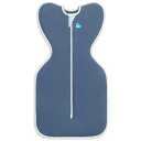 Love to Dream Swaddle UP, Baby Sleep Sack, Self-Soothing Swaddles for Newborns, Improves Sleep, Snug Fit Helps Calm Startle Reflex, New Born Essentials for Baby, 8-13lb, Denim, Pack Of 2