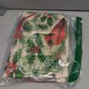 Red Birds Placemats Set of 4, Xmas Pine Tree Forest 12 X 18 Inch Washable Table Mats Seasonal Heat Resistant Kitchen Dining Party Decoration Place Mats