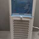 Portable Evaporative Air Cooler, Quiet Windowless Swamp Cooler with 4 Ice Packs, 2 Gallon Water Tank, Remote Control, 4 Modes & 3 Speeds, Oscillating Cooling Fan for Bedroom, Living Room and Office