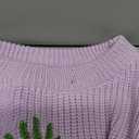 Toddler Girls Sweater Easter Clothes Rabbit Flower Embroidery Crew Neck Long Sleeve Kids Pullovers Fall Tops Size: 18-24 Months