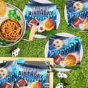 40Pcs Sports Napkins Paper Sports Birthday Party Decorations, Sports Birthday Napkins All Star Napkin Football Baseball Basketball Soccer Napkin Sports Themed Party Decorations