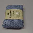 a moment Blue Chenille Throw Pillow Covers 12x20 Inch Pack of 2 Modern Decorative Throw Pillow Covers Farmhouse Cross Covers Modern Home Decor for Sofa Bedroom Living Room