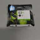 HP 63XL Black High-Yield Printer Ink Cartridge Printers | Works with DeskJet 1112, 2130, 3630;Envy 4510, 4520; OfficeJet 3830, 4650, 5200 | Eligible for Instant Ink | F6U64AN