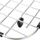 2pcs Sink Protectors Stainless Steel Sink Bottom Grid for Kitchen 14 x 12 inch, Heavy Duty Kitchen Grid Sinks Bottom Protector Center Drain Hole(2 Pack, 14"×12")