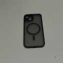 CANSHN Magnetic for iPhone 14 Case, Upgraded [Full Camera Protection] [Compatible with Magsafe] [Translucent Matte] Shockproof Protective Phone Case for iPhone 14 6.1" - Black