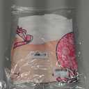 elescat Women's Beach Cover Up Bikini Printed Short Sleeve Tshirt Dress Baggy Cute Coverups (X-Large, Pink)
