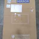 Delma LED Bathroom Mirror with Lights, 30x50 Vanity Mirror for Bathroom Wall, Anti-Fog, Dimmable, Front Lit & Backlit, Memory Function, Shatterproof Tempered Glass, 3 Color Modes(Horizontal/Vertical)