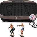 Lifepro HexaPlate Lite Vibration Plate Exercise Machine with Magnetic Acupoints - Full Body Vibration Platform for Beginners and Recovery - Lymphatic Drainage Massager for Muscle Toning and Fitness (Bronze)