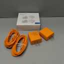 iPhone 17 16 Pro Max Charger Fast Charging,2Pack 45W USB C Super Fast Charger&10FT Type C Charging Cable Cord for iPhone 17e/17 Pro Max/17 Pro/17 Air/17/16 Pro/15,iPad Pro/Mini/Air,Galaxy S26(Orange)
