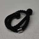 Long Tricep Rope for Home Gym Pulley System,46"/54" Rope Pull Down Attachment, Tricep Rope Cable Attachment, Tricep Pull Down Rope for Public Gym (black)