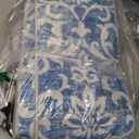 Lahome Carpet Stair Treads Non Slip Backing, 15 Pack 8" X 30" Stair Treads for Wooden Steps Indoor, Soft Washable Stairway Stair Runners Oriental Staircase Rugs for Kids Pets Elders(15pc, Blue)