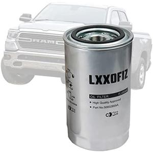 LXXOFIZ Oil Filter Compatible With Dodge Ram 2500 3500 4500 5500 Cummins Diesel Engine 6.7L 2007.5-2022 5.9L 1989-2007 OEM Replaces 5083285AA 5016547AA 5016547AA