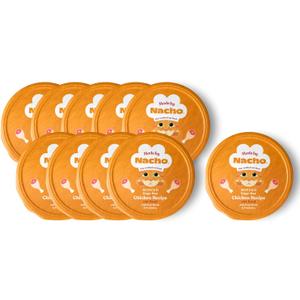 Made by Nacho Wet Cat Food, Cage-Free Minced Chicken in Bone Broth for Hydration with Prebiotics for Digestive Health, High Protein, 2.5oz Cups (10 Pack), Limited Ingredients (EXP 04/15/28)
