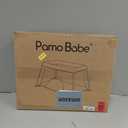 Pamo Babe Travel Crib Lightweight Baby Playard with Mattress Compact Play Yard with Detachable Legs (Grey)