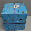 Wooden Activity Cube | Montessori Toys for 1 2 3 Year Old Toddlers | One Year Old 1st 2st First Birthday Gift | Educational Toys for 12+ Months Baby Boys Girls | Bonus Sorting & Stacking Game (Blue)