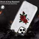 LETO for iPhone 11 Pro Max Case,Leather Wallet Case Flip Folio Cover with Fashionable Flower Designs for Girls Women,Card Slots,Protective Phone Case for iPhone 11 Pro Max 6.5" Roses and Marlbe