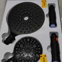 MakeFit Dual Filtered Rain Shower Head Combo, High Pressure Handheld Shower Head with Adjustable Bar - Rainfall Shower Head And Showerhead with Filter for Hard Water - Removes Chlorine