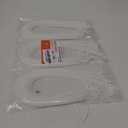 18 Inch Zip Ties Double Sided Toothed,120 LBS Tensile Strength Heavy Duty Cable Wire Ties With Self-Locking Adjustable More Durable Nylon Tie Wraps for Indoor Outdoor White100 Pack