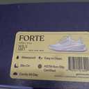 clove Forte Shoes for Doctors & Nurses, Fluid Resistant, Easy to Clean, Slip Resistant, Comfortable for 12+ Hour Standing Shifts, Elastic & No-Tie Laces, Sneakers for Men & Women (Brilliant White, 11.5 Women/10 Men)