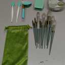 Makeup Brushes 22 Pcs Makeup Kit,Foundation Brush Eyeshadow Brush Make up Brushes Set (Green, 22 Piece Set)