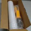 Cosy Family Plastic Wrap Stretch Film Roll - 1000ft 60 Gauge Industrial Strength 15 inch Wide Clear Plastic Wrap Roll with Handles for Pallet Wrapping Shipping Moving - Clear, Pack of 1